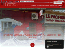 Tablet Screenshot of lepacifique.fr